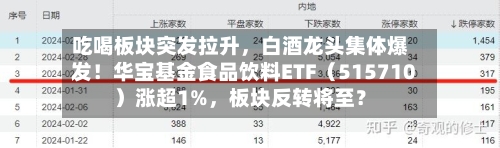 吃喝板块突发拉升，白酒龙头集体爆发！华宝基金食品饮料ETF（515710）涨超1%，板块反转将至？