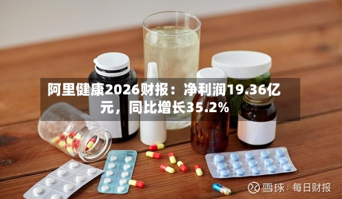阿里健康2026财报:净利润19.36亿元,同比增长35.2%