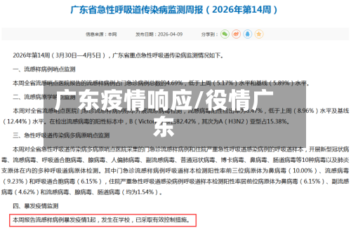 广东疫情响应/役情广东